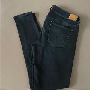 No-holes jeans dark blue